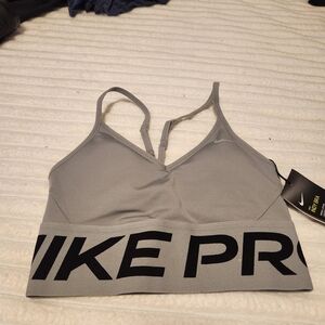 Nike Pro Women's Grey Sports Bra